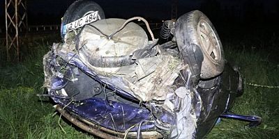 Sosyal medyadan canlı yayın yaparken kaza yaptılar: 1 ölü, 1 yaralı