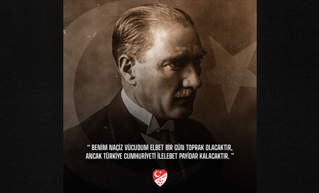 Spor camiasından '10 Kasım' mesajları