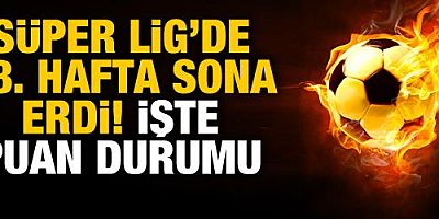 Süper Lig'de 28. hafta sona erdi! İşte puan durumu