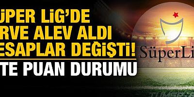 Süper Lig'de zirve alev aldı, hesaplar değişti! İşte puan durumu