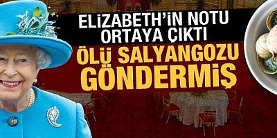 Tabağında ölü salyangoz bulan Kraliçe Elizabeth'in mutfak personeline gönderdiği not