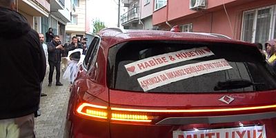 Togg, Bursa'da gelin arabası oldu