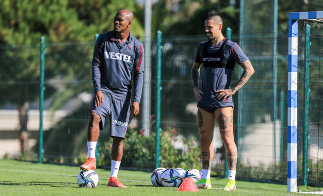 Trabzonspor, Beşiktaş maçı hazırlıklarını sürdürdü