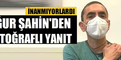 Uğur Şahin’den 'aşı olmadı' iddialarına fotoğraflı yanıt