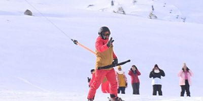 Uludağ'da kayak sezonu uzatıldı