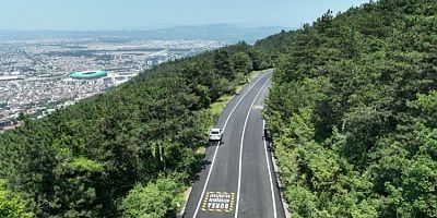 Uludağ yolunda yenileme çalışması tamamlandı