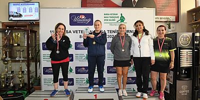 Ulusal Veteran Masa Tenisi Turnuvası sona erdi