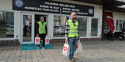 Yıldırım Belediyesi hassasiyeti olanlar için glutensiz baklava dağıttı