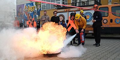 Yıldırım Belediyesinden nefes kesen tatbikat