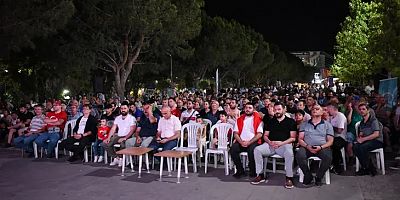 Yıldırım’da Dev Ekranda Milli Maç Heyecanı