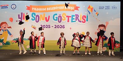  Yıldırım’da miniklerin mezuniyet coşkusu
