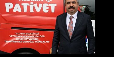 Yıldırım'da patili canlara mobil hizmet