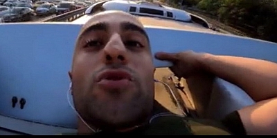 Yine aynı isim! Metrobüs üstünde akılalmaz anlar