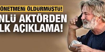 Yönetmeni öldürmüştü! Ünlü aktör Baldwin’den ilk açıklama