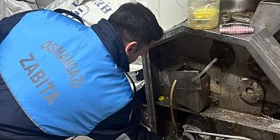 Zabıtadan merdiven altı imalathaneye baskın