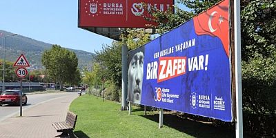 Zafer Bayramı coşkusu Bursa'nın her köşesinde!