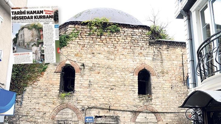 Tarihi hamamın hissedarları bulundu