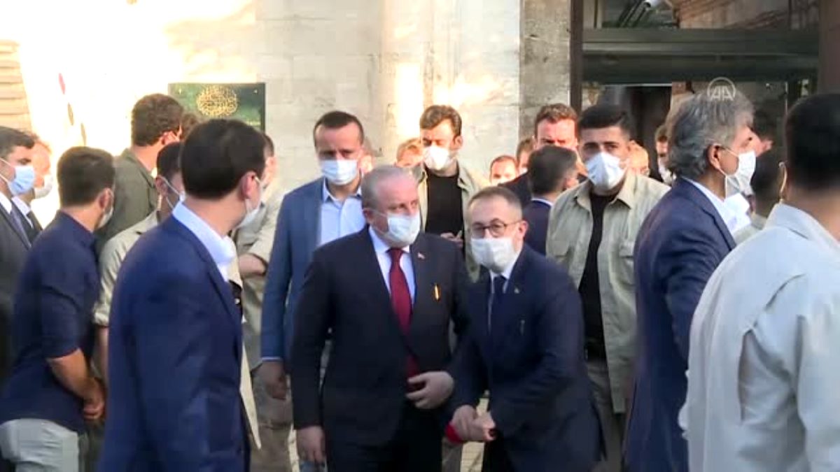TBMM Başkanı Şentop, Kurban Bayramı namazı sonrası açıklamalarda bulundu