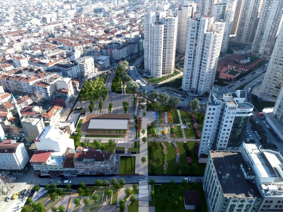 TOKİ'den, Bursa'ya yeni millet bahçeli meydan