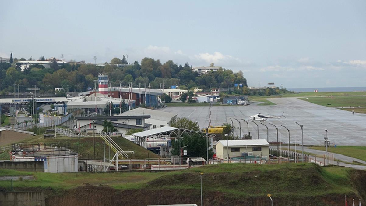 Trabzon Havalimanı'nda geçen yıl bakıma giren pist çatladı, tüm uçuşlar iptal