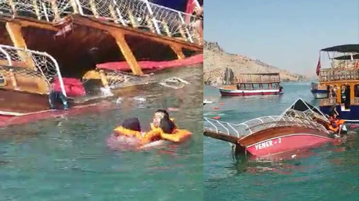 Tur teknesinde can pazarı! 26 yolcu vardı