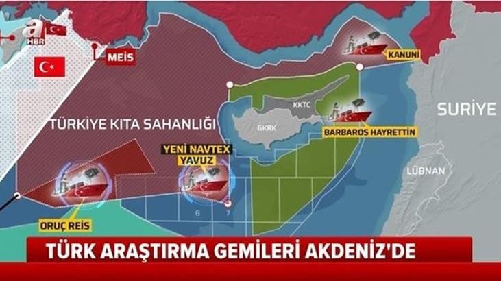 Türk gemileri ilan edilen NAVTEX'lerin ardında aralıksız çalışmalarını sürdürüyor