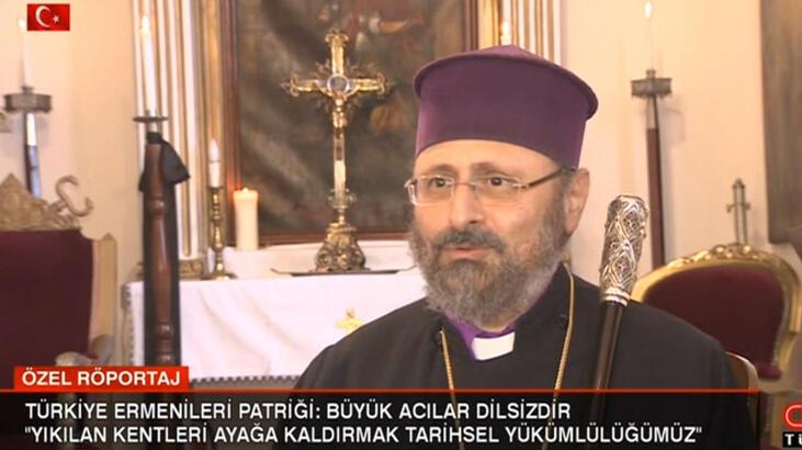 Türkiye Ermenileri Patriği CNN TÜRK’e konuştu! ' Depremden kurtulanlar için hayatı yeniden kurmalıyız'