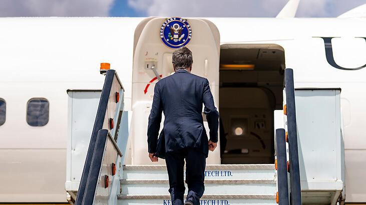 Uçakta koronavirüs şoku! Blinken seyahatini yarıda kesti