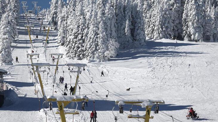 Uludağ’da yarı yıl tatiline bir hafta kala doluluk oranları yüzde 90’ları buldu
