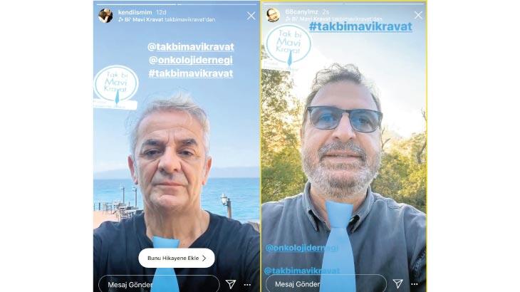 Ünlü isimler de ‘mavi kravat’ desteği verdi