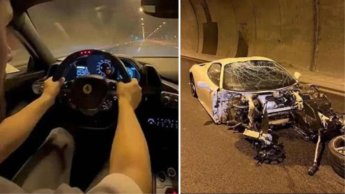 Ünlü modifiyeci, hız denemesi yaparken gerçekleştirdiği kazayı anbean kaydetti