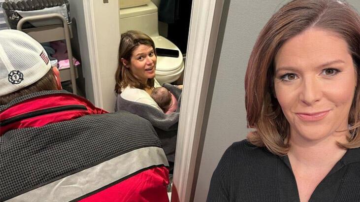 Ünlü sunucu evinin banyosunda doğum yaptı! Peş peşe fotoğraf paylaştı