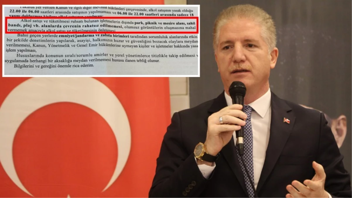 Vali Gül imzalı yazı ne anlama geliyor? İstanbul'da kamuya açık alanlarda alkol tüketimi yasaklandı mı?
