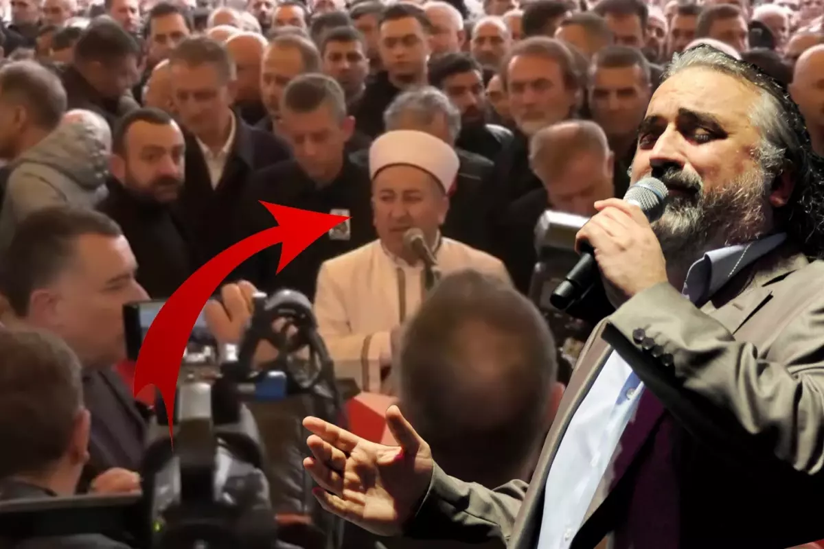 Volkan Konak'ın cenaze namazında imam defalarca aynı uyarıyı yaptı: Bu şekilde namaz olmaz