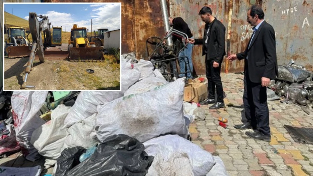 Yeni başkan talimat verdi! Zabıtalar Patnos'taki hurdacıları tek tek dolaşıp belediye araçlarının parçalarını arıyor