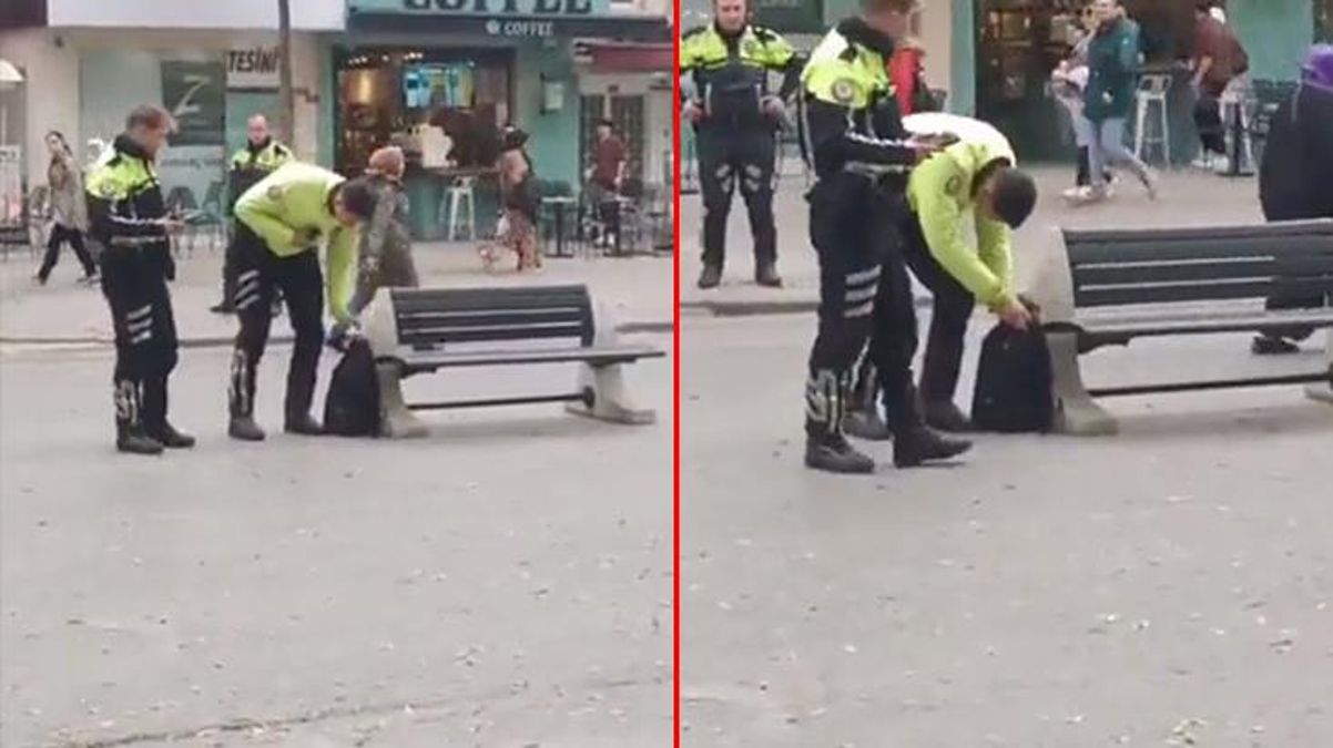 Yer: İstanbul! Polisin bomba şüphesi bulunan çantaya müdahalesi yürekleri ağızlara getirdi