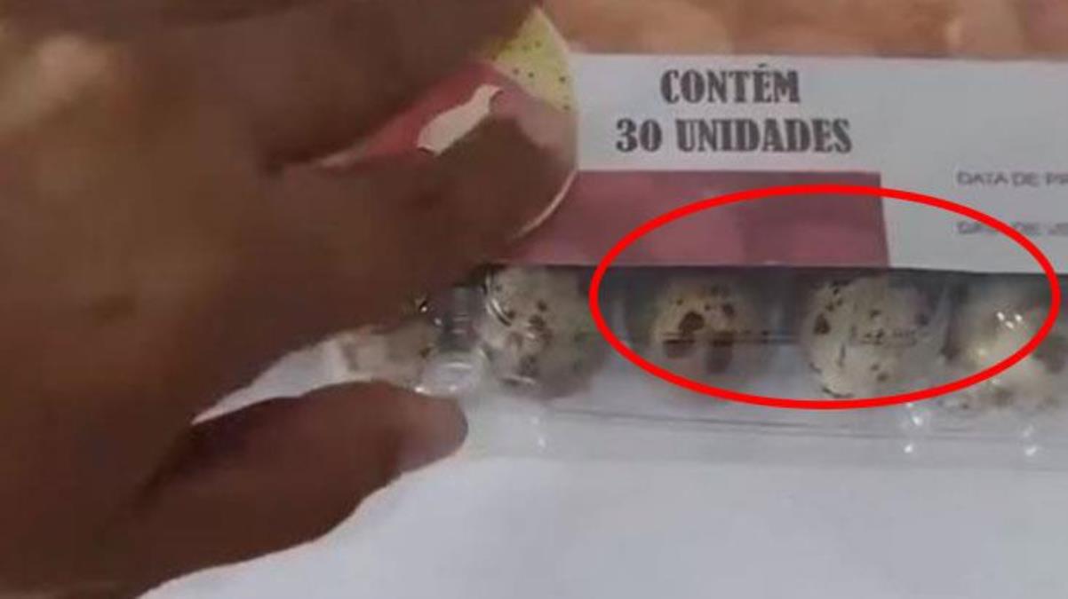 Yumurta almak istedi, kutuyu açınca neye uğradığını şaşırdı