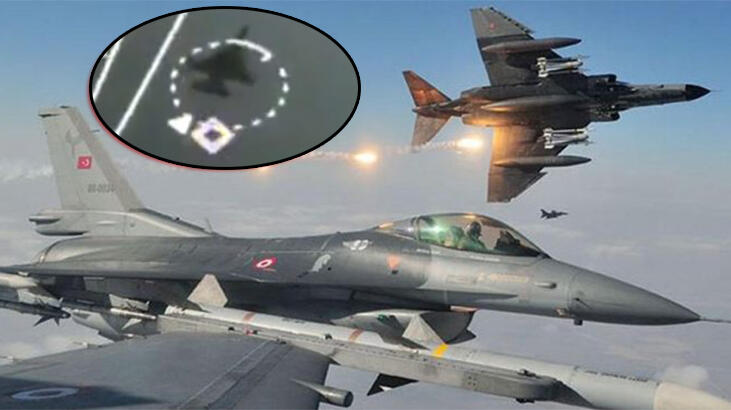 Yunan jetlerini kadın pilotlarımız kovaladı