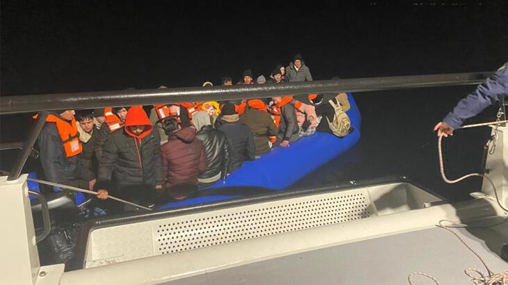 Yunan unsurlarınca ölüme terk edilen 82 göçmen kurtarıldı