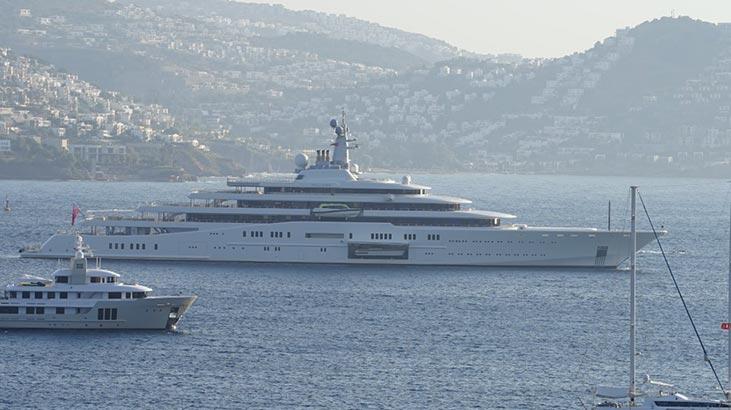 'Yüzen Saray' Bodrum'a geldi! Dünyanın en pahalısı