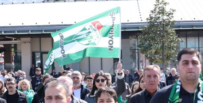 Osmangazi Meydanı'nda Bursaspor coşkusu zirve yaptı