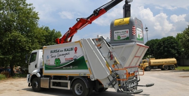 Osmangazi Belediyesi yerüstü çöp konteyner sistemine geçiyor